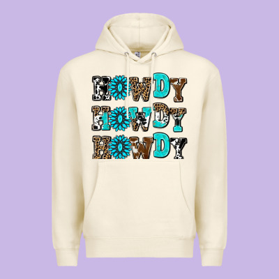 Howdy Howdy Howdy Premium Hoodie Designed By Adodesignshop
