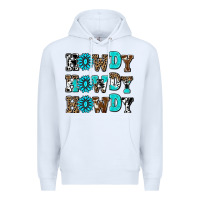 White howdy howdy howdy Premium Hoodie - AdoDesignShop