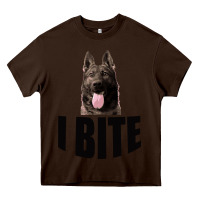 Chocolate Brown I Bite Heavy Core Tee - Bettercallsaul