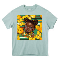 Arona juneteenth afro girl seamless pattern Heavy Core Tee - BundleAndBundleShop