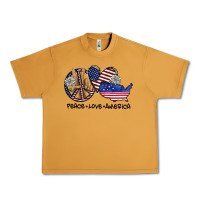 Peace Love America Urban Heavy Tee | Teevron