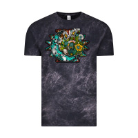 Cloud Black aztec moon Vintage Tee - SublimationCraftShop