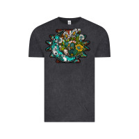 Vintage Black aztec moon Vintage Tee - SublimationCraftShop