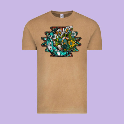 Aztec Moon Vintage Tee Designed By Sublimationcraftshop