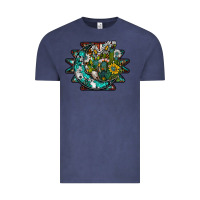 Vintage Denim aztec moon Vintage Tee - SublimationCraftShop