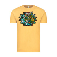 Vintage Mustard aztec moon Vintage Tee - SublimationCraftShop