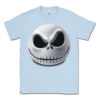 Dusty Blue happy halloween pumpkin Trick or treat Classic Tee - artisFamous