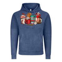 Vintage Denim baseball coffee cup Vintage Hoodie - AdoDesignShop