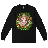 Black Christmas merino Long Sleeve Tee - BarkalooDesign