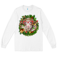White Christmas merino Long Sleeve Tee - BarkalooDesign