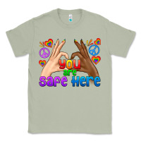 Matcha LGBTQ+ You Are Safe Here Classic Tee - BundleAndBundleShop