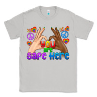 Moon Dust LGBTQ+ You Are Safe Here Classic Tee - BundleAndBundleShop
