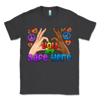 Smoke LGBTQ+ You Are Safe Here Classic Tee - BundleAndBundleShop