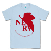 Dusty Blue nerv  evangelion Classic Tee - artisFamous