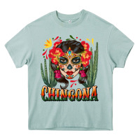 Arona chingona sugar skull Heavy Core Tee - BundleAndBundleShop