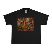 Black glitter leopard fall background Urban Heavy Tee - RanaPortraitStore