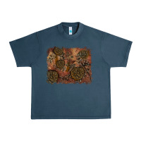 Midnight Navy glitter leopard fall background Urban Heavy Tee - RanaPortraitStore