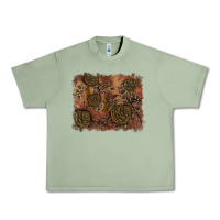 Oil Green glitter leopard fall background Urban Heavy Tee - RanaPortraitStore