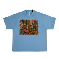 Pebble Blue glitter leopard fall background Urban Heavy Tee - RanaPortraitStore