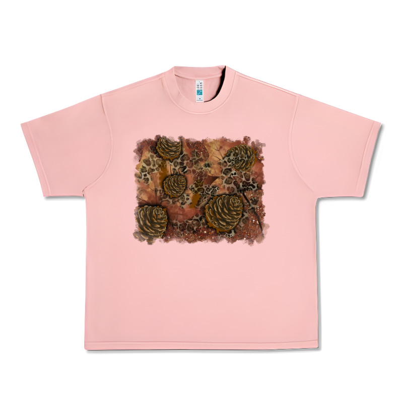 Glitter Leopard Fall Background Urban Heavy Tee by RanaPortraitStore | Teevron
