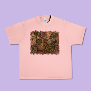 Glitter Leopard Fall Background Urban Heavy Tee Designed By Ranaportraitstore