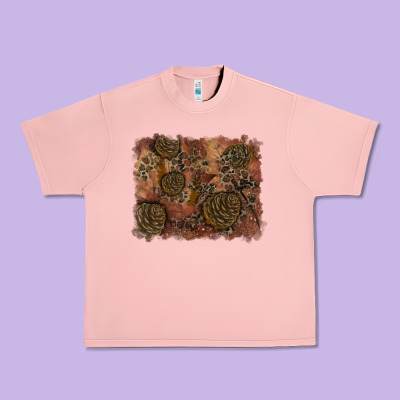 Glitter Leopard Fall Background Urban Heavy Tee Designed By Ranaportraitstore