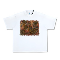 White glitter leopard fall background Urban Heavy Tee - RanaPortraitStore