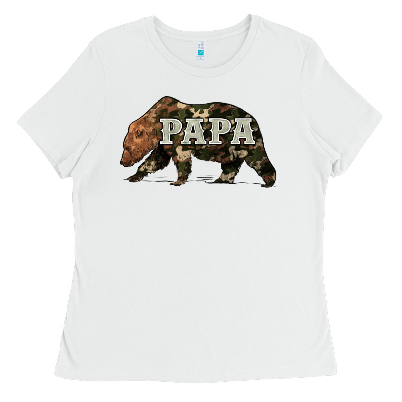 Bear Papa Ladies Tee by Artiststas | Teevron