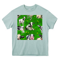 Arona holstein cows seamless pattern Heavy Core Tee - BundleAndBundleShop