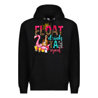 Black float drink tan repeat Premium Hoodie - AdoDesignShop