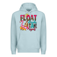 Blue Mist float drink tan repeat Premium Hoodie - AdoDesignShop