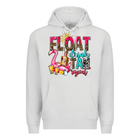 Dove Grey float drink tan repeat Premium Hoodie - AdoDesignShop