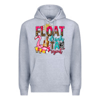 Heather Grey float drink tan repeat Premium Hoodie - AdoDesignShop