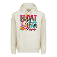 Oatmeal Heather float drink tan repeat Premium Hoodie - AdoDesignShop