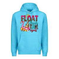 Ocean Blue float drink tan repeat Premium Hoodie - AdoDesignShop