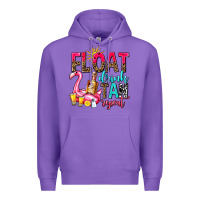 Purple float drink tan repeat Premium Hoodie - AdoDesignShop