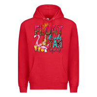 Red float drink tan repeat Premium Hoodie - AdoDesignShop