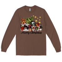 Chestnut merry christmas gnomes truck Long Sleeve Tee - BarkalooDesign