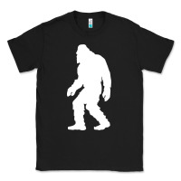 Black bigfoot walking silhouette Classic Tee - artisFamous