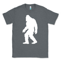 Charcoal Heather bigfoot walking silhouette Classic Tee - artisFamous