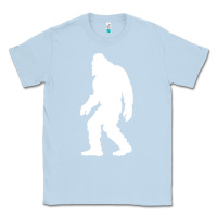 Dusty Blue bigfoot walking silhouette Classic Tee - artisFamous