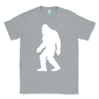 Heather Grey bigfoot walking silhouette Classic Tee - artisFamous