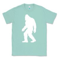 Seafoam bigfoot walking silhouette Classic Tee - artisFamous