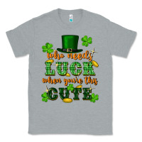 Heather Grey who needs luck when you're this cute Classic Tee - FaDigitalArtStudio