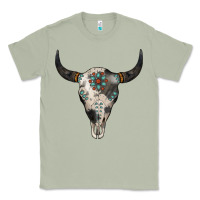 Matcha Cowhide Bull Skull Classic Tee - Jasminsmagicworld