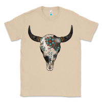 Mushroom Cowhide Bull Skull Classic Tee - Jasminsmagicworld