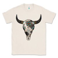 Natural Cowhide Bull Skull Classic Tee - Jasminsmagicworld