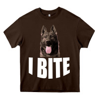 Chocolate Brown I Bite Heavy Core Tee - Bettercallsaul