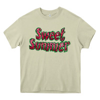 Mossy sweet summer watermelon Heavy Core Tee - BundleAndBundleShop