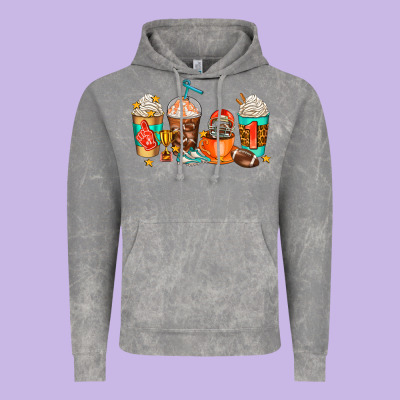 American Football Coffee Cups Vintage Hoodie Designed By Adodesignshop